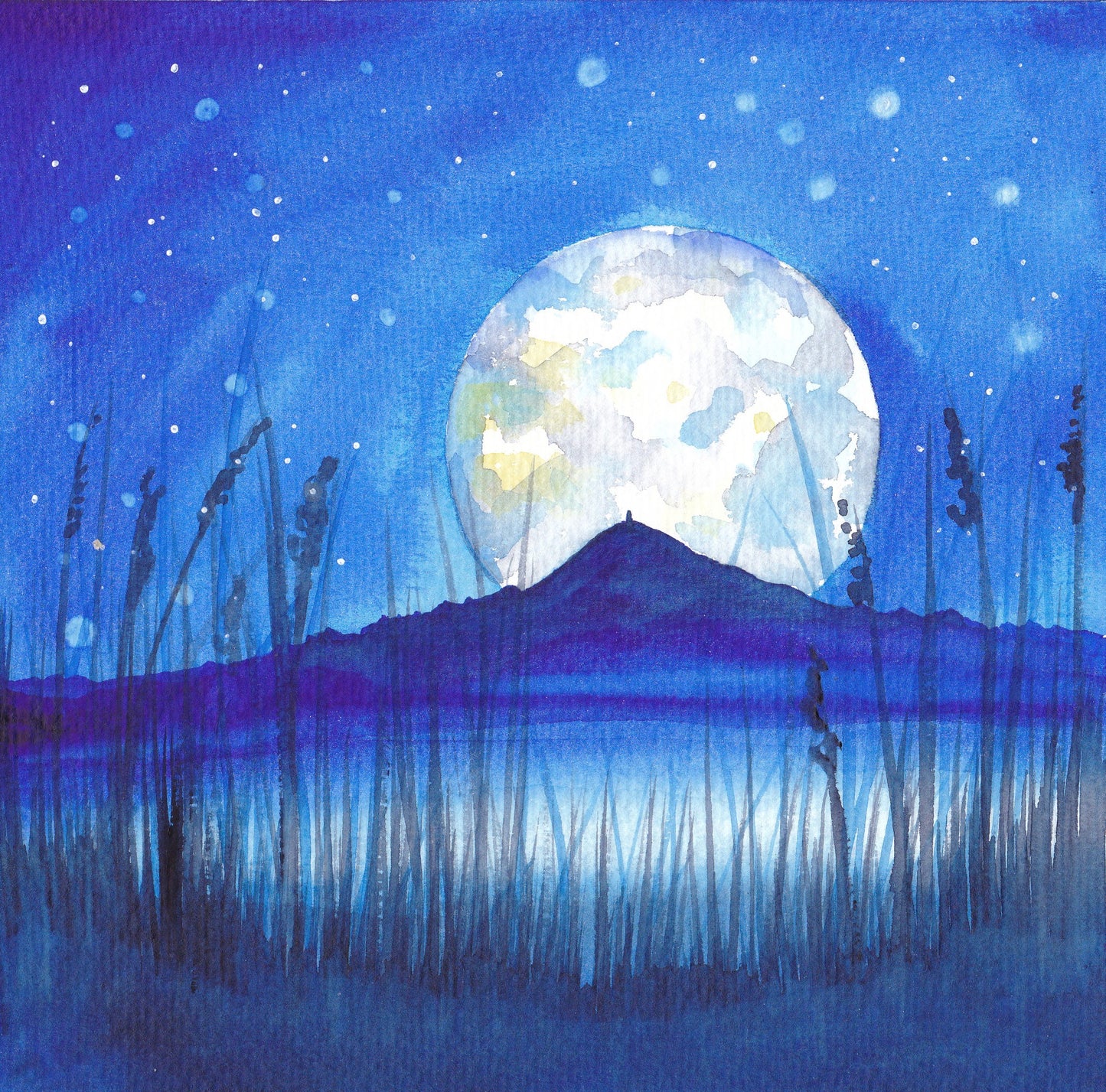 Moonrise over the Levels - Fine Art Print
