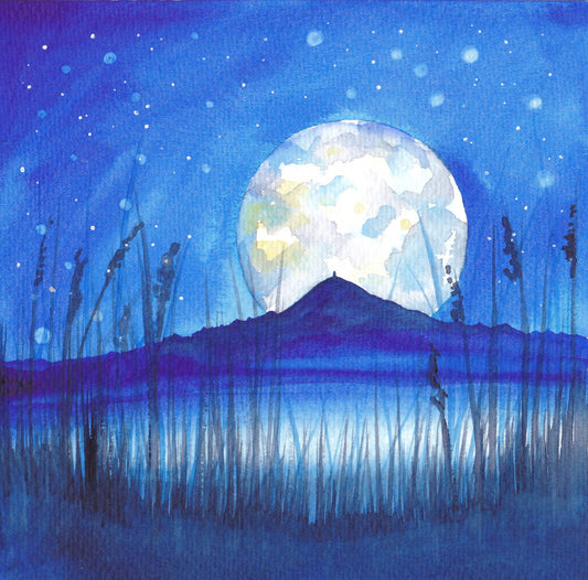 Moonrise over the Levels - Fine Art Print