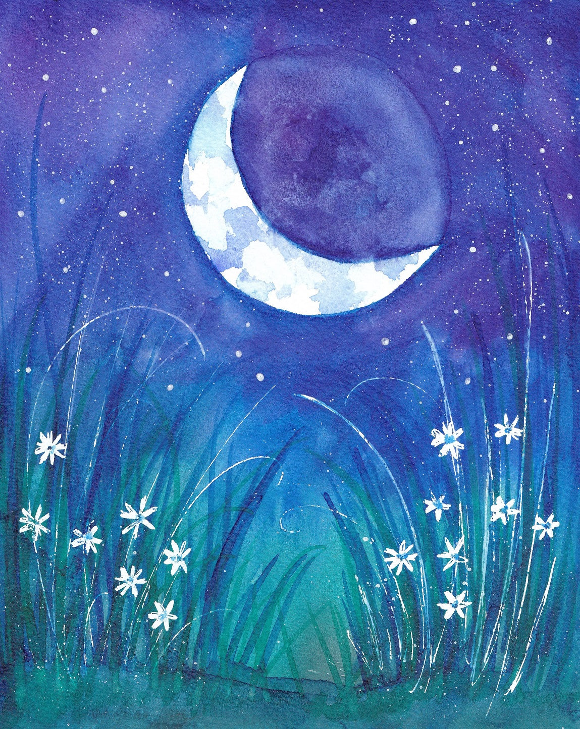 Flower Moon Print